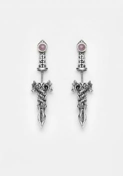 TOU1 RITUAL AMETHYST SPLIT EARRINGS Jewellery