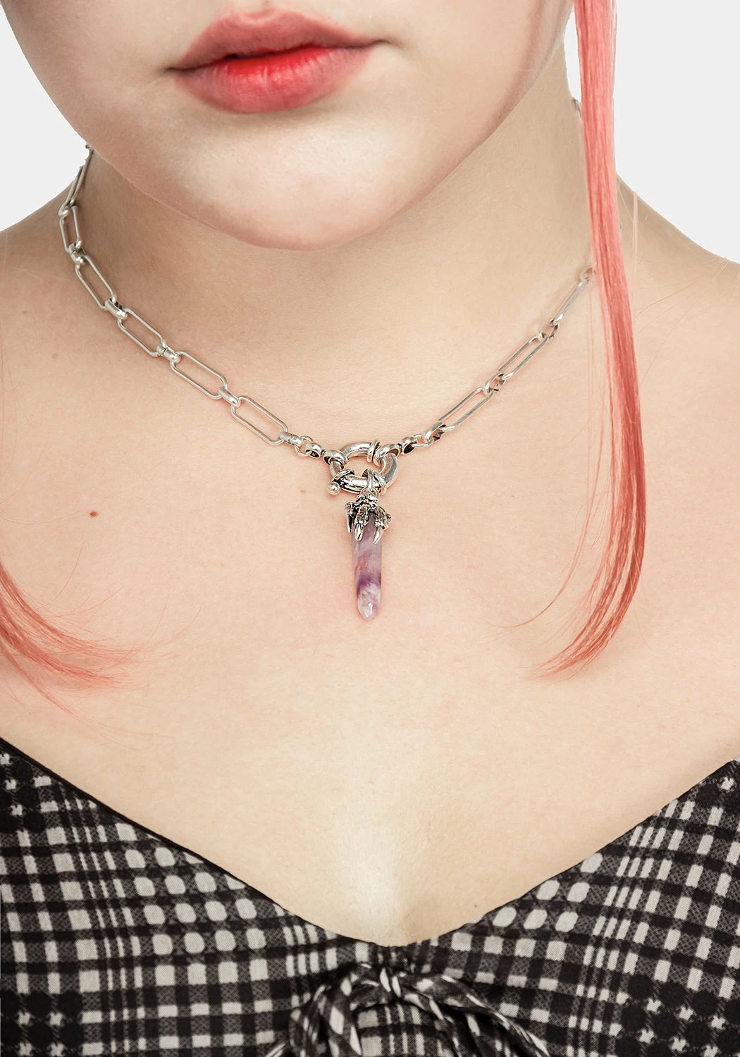 TOU1 TALON AMETHYST SHARD NECKLACE 7 TOU1 TALON AMETHYST SHARD NECKLACE