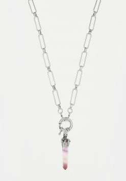 TOU1 TALON AMETHYST SHARD NECKLACE