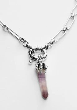 TOU1 TALON AMETHYST SHARD NECKLACE 10 TOU1 TALON AMETHYST SHARD NECKLACE