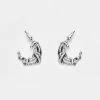 TOU1 Jewellery SERPENT CRESCENT MOON EARRINGS 1 TOU1 Jewellery SERPENT CRESCENT MOON EARRINGS
