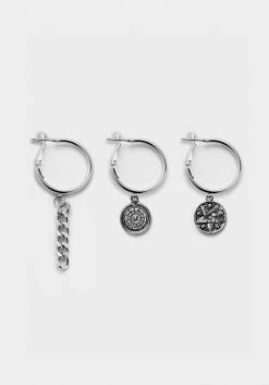 TOU1 OCCULT TRIPLE EARRING SET Jewellery