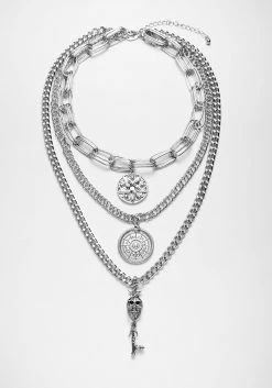 TOU1 OCCULT MULTICHAIN NECKLACE